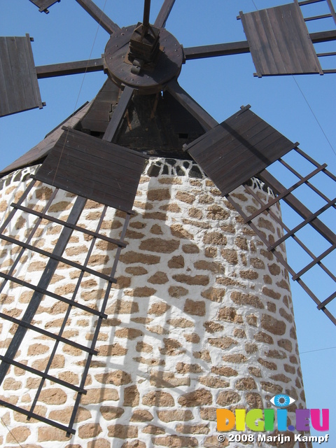 27701 Detail of blades Molino (windmill) de Tefia